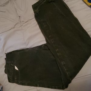 Men's relaxed fit black jeans
